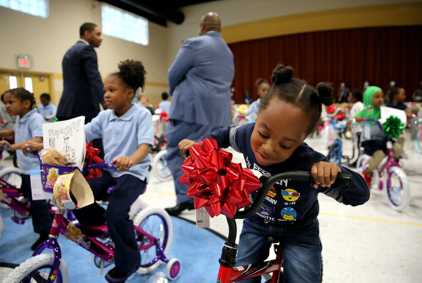 Bikes donated to Peabody Elementary School